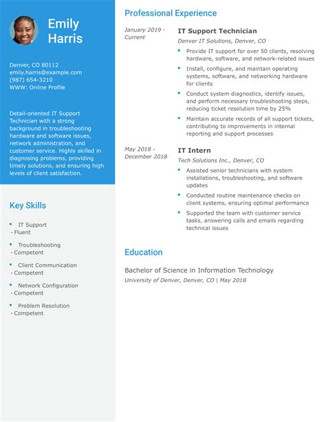 25 Best Technical Support Resume Examples and Templates for 2026 - ResumeBuilder.com