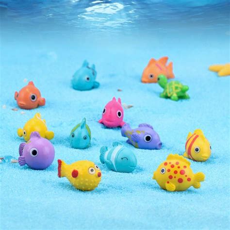 Buy 20 Pcs Mini Sea Fish Easter Cupcake Toppers, Fairy Garden Fish ...