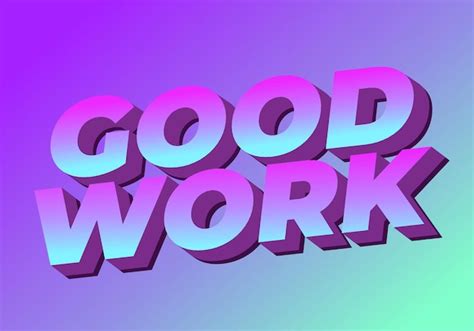 Good Work Text 的图像结果