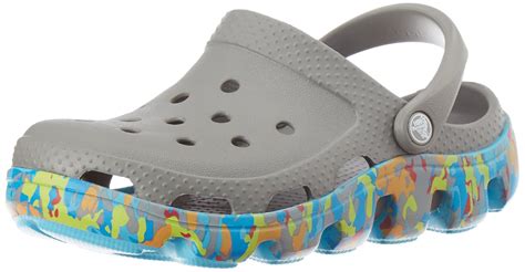 Buy crocs Kids Unisex Smoke Clogs and Mules - C12C13 at Amazon.in