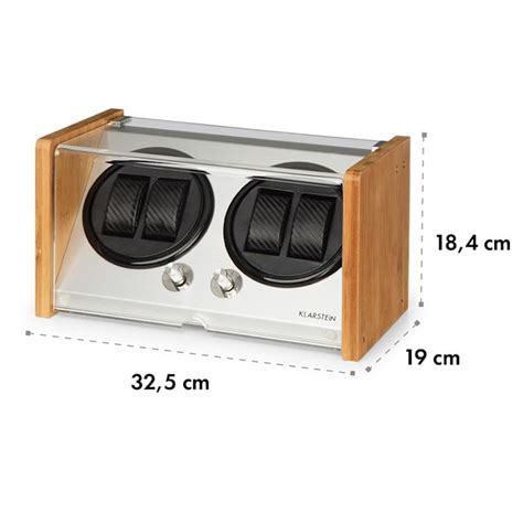 Porta Orologi Uomo KLARSTEIN Caricatore Rotante Per Orologi