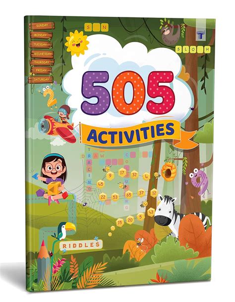 Buy Nurture 505 Activities Book for Kids | English Activity Workbook ...