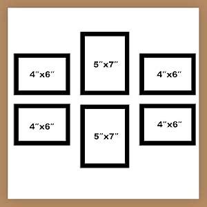 FA6 Wood Photo Frame With Photo Upload Customized Rectangular Wall ...