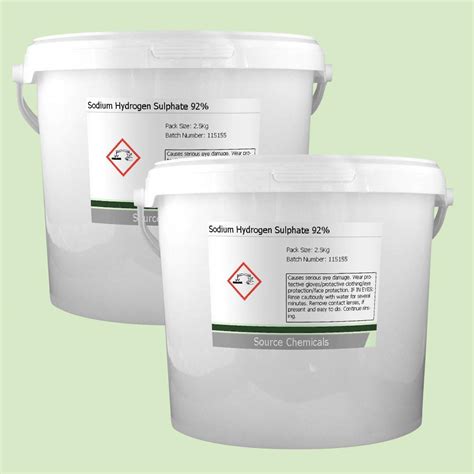 Sodium Hydrogen Sulphate 92% 2 x 2.5Kg Including Delivery : Amazon.co ...