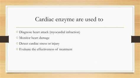 cardiac enzyme.pptx power point presentation | PPTX