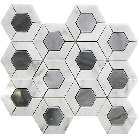 Apollo Tile (Sample) Floor and Wall Tile Gray and White 4-in x 4-in ...
