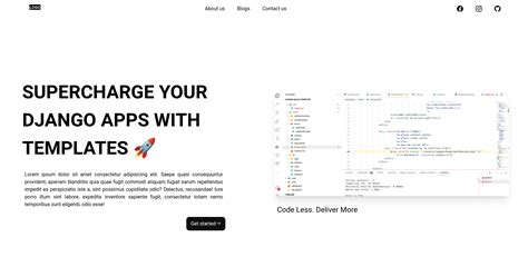 Django HTML Template Example 的图像结果