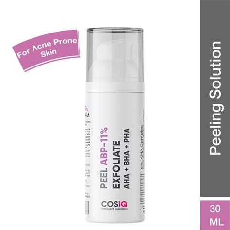 Buy Cos-IQ Peel ABP-11% Exfoliate AHA + BHA + PHA Beginner Friendly ...
