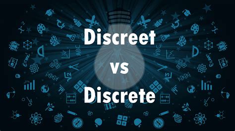 Grammar Corner: Discreet vs. Discrete | Through Education