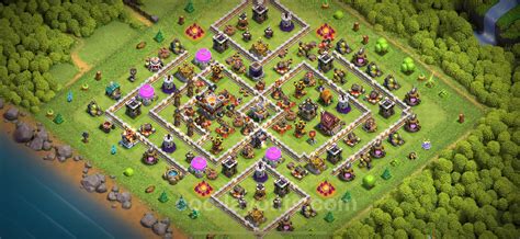 Trophy (Defense) Base TH11 with Link - Clash of Clans - Town Hall Level ...