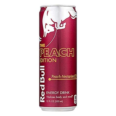 X335-Red Bull Peach Edition Energy Drink, 250 ml