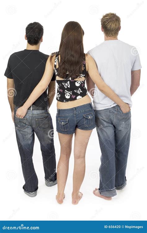 Friendly Threesome Two Stock Photo - Image: 656420