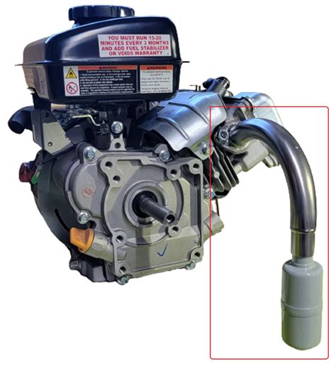 Exhaust with Muffler for Predator 3HP 79cc from India | Ubuy