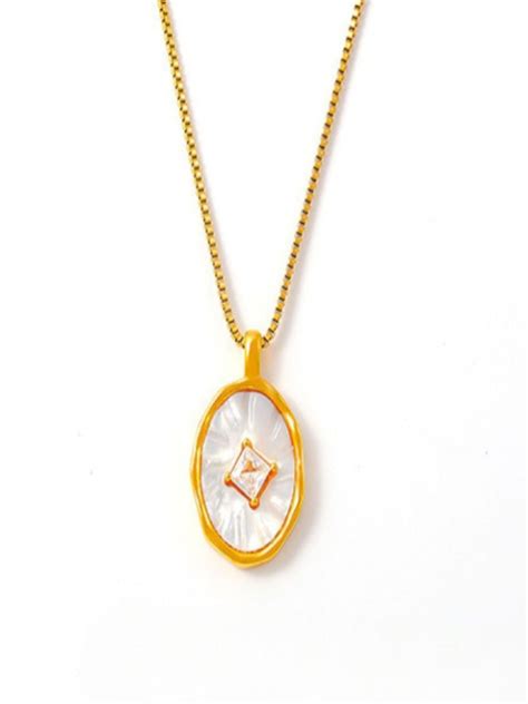 Orlina Pendant Necklace | 18K Plated – aquastreet.in