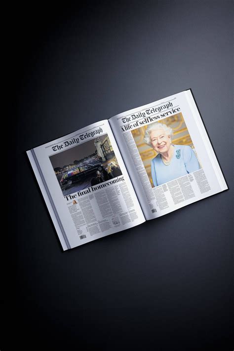 The History of Queen Elizabeth II Telegraph Edition Book | Historic Newspapers