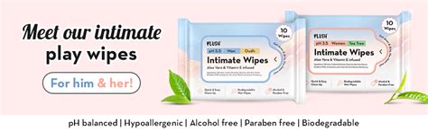 Plush Play Intimate Wipes For Women & Men (Pack of 20) : Amazon.in ...