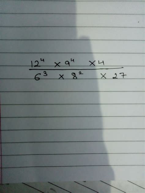 solution of this question from exponent and power - Brainly.in