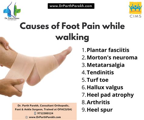 9 causes of foot pain while walking | Dr. Parth Parekh