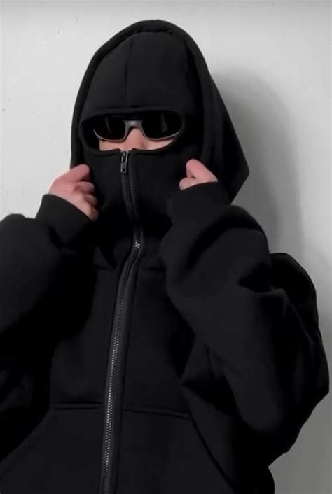 Balaclava Layered Double Zip Hoodie – Mercy wear
