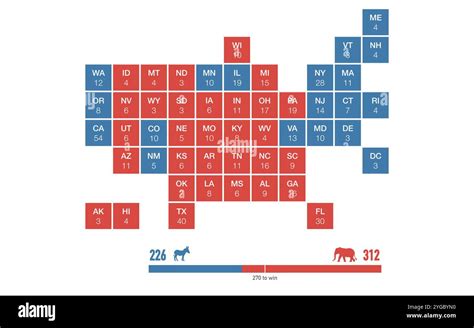 Election Results Map by County 的图像结果