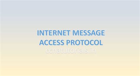 Internet Message Access Protocol 的图像结果