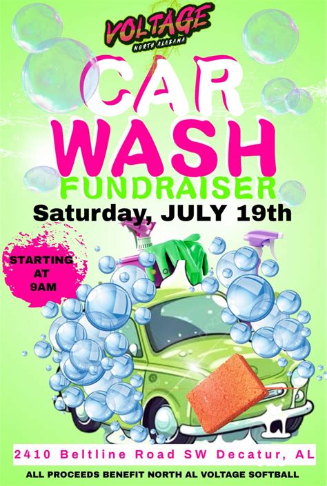 Car Wash Fundraiser , 2410 Beltline Road sw Decatur, AL, 19 July 2025 ...