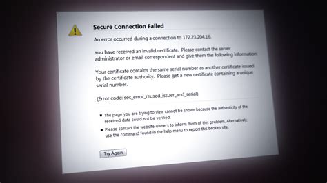 Image result for Error Code SEC Error Expired Issuer Certificate