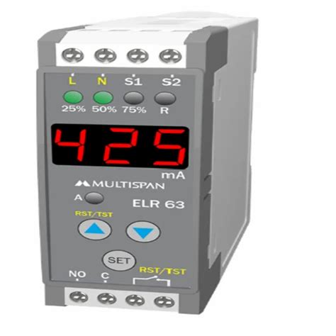 Protection Relays - Multispan ELR-63 ,Earth Leakage Relay Trader ...