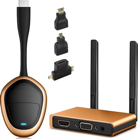 Buy Wireless HDMI Transmitter and Receiver 4K, POFAN Mini HDTV Receiver ...
