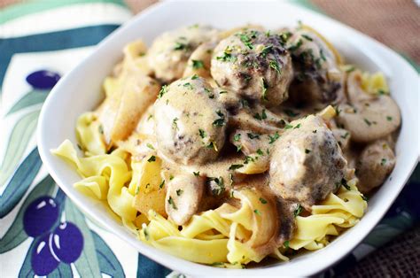 Meatball Stroganoff - Simple, Sweet & Savory