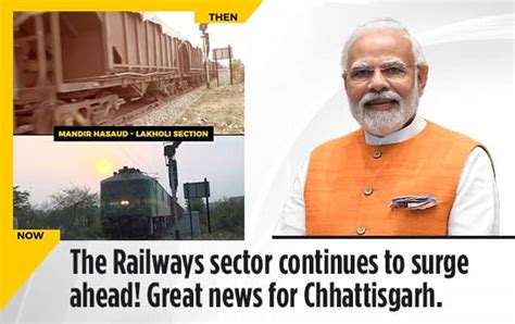 PM lauds the 100% electrification of Railways in Bilaspur Division ...