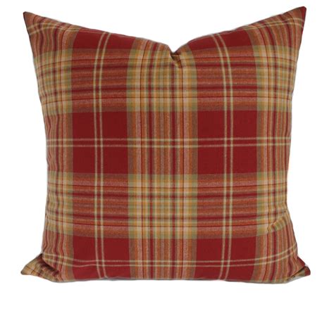 Oxford Woven Plaid Pillow Cover at Rebecca Castillo blog