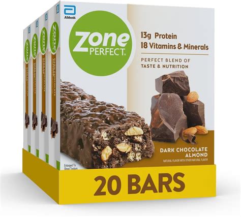 ZonePerfect Protein Bars, 13g Protein, 18 Vitamins & Minerals ...