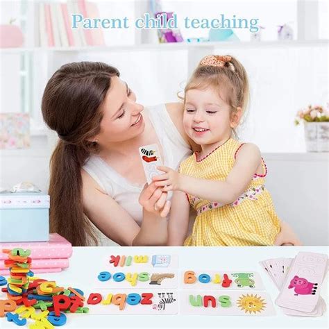 Montessori See and Spell Learning Toy - Educational Spelling Puzzle fo ...