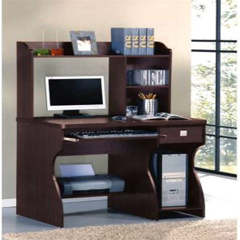 Woodness Geneva Engineered Wood Computer Desk (Matte Finish, Wenge ...