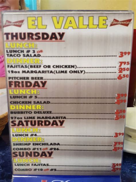 El Valle Mexican Restaurant