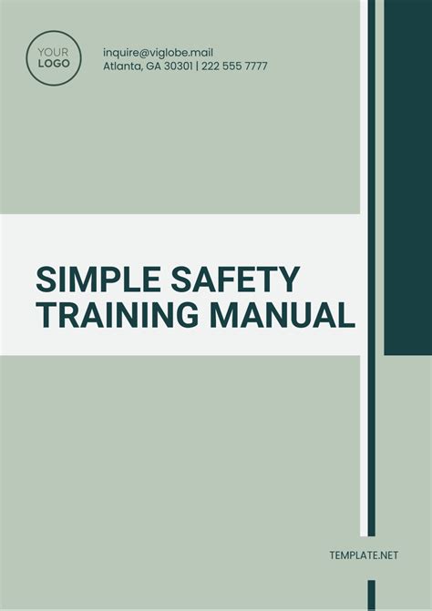Free Safety Manual Templates to Edit Online and Print