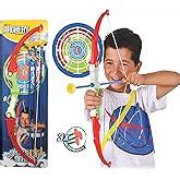 Amitasha Kids Archery Bow and Arrow Toy Set with Target Board for Kids ...