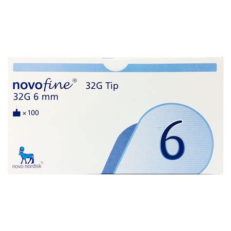 Novofine Pen Needle 32G x 6mm 100 Needles – Better Value Pharmacy