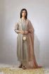 Buy - Kora grey-dusty pink kurta set | Elan Store