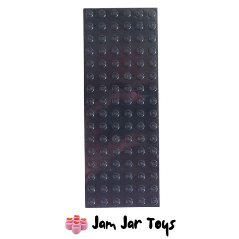 LEGO Base Plate - Black 6 x 16 Stud