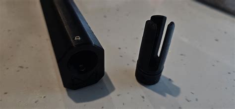 🔫 Osprey Style Airsoft Suppressor with a Tri-Prong Muzzle・ STL File for ...