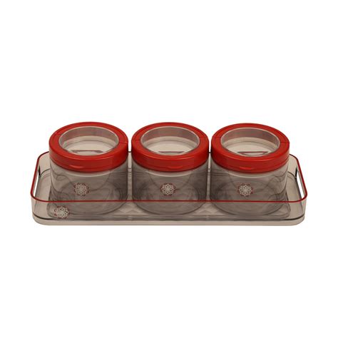 Buy Jaypee Plus Translite Air tight Food Grade Plastic Jar Dry Fruit ...