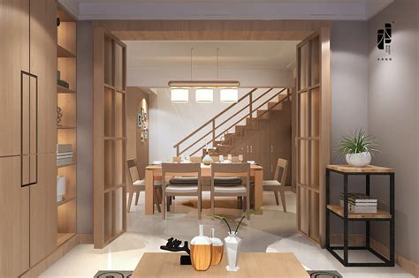 DESIGN-REN 2016年底 小复式 现代 家装方案 效果图|空间|家装设计|DesignRen - 原创作品 - 站酷 (ZCOOL)