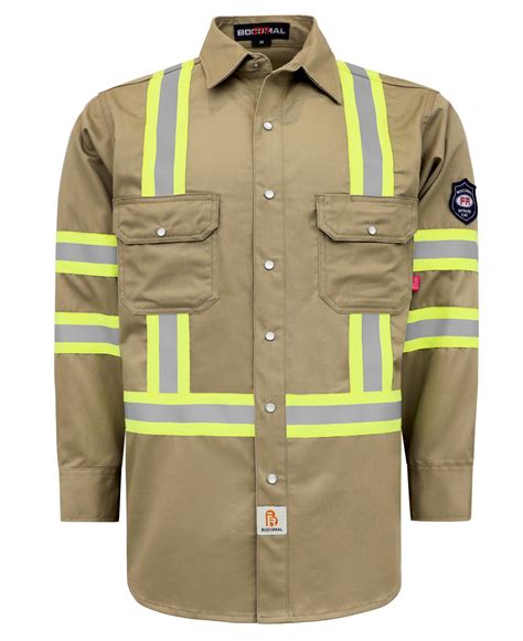 BOCOMAL FR Shirts High-Visibility,Flame-Retardant,7oz for Men - Walmart.com
