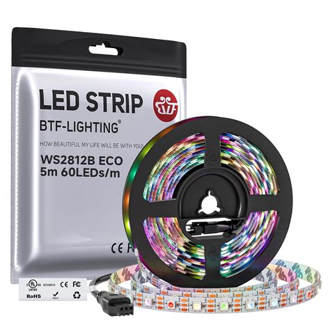 Buy WS2812B ECO LED Strip,BTF-LIGHTING Chasing Effects 5050SMD ...