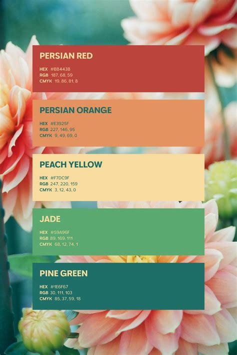 Color Palette #25 | Inspiration | Summer | Flowers | Bright | Palette dei colori, Ispirazione ...