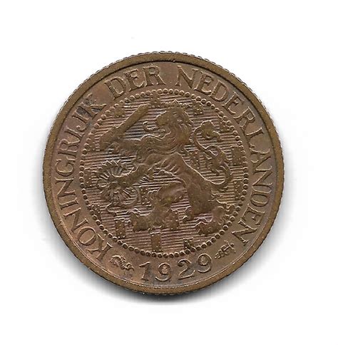 Holanda 1 Cent 1929 KM152 EXC - Numismática Stanic