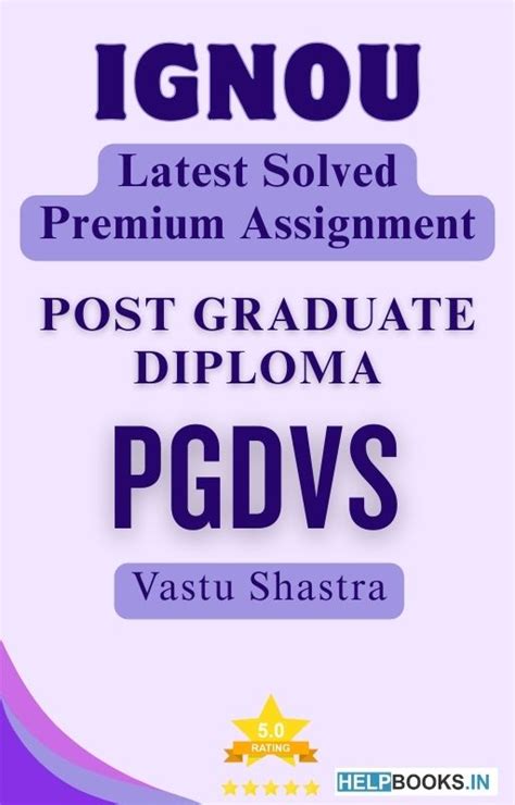 IGNOU PGDVS | Latest Solved Assignments - Vastu Shastra – HELPBOOKS.IN ...