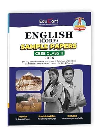 Educart CBSE English Core Class 11 Sample Paper 2023-24 (Introducing ...